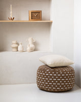 Pouf Lines Brown