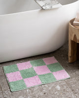 Bath Mat Checkered