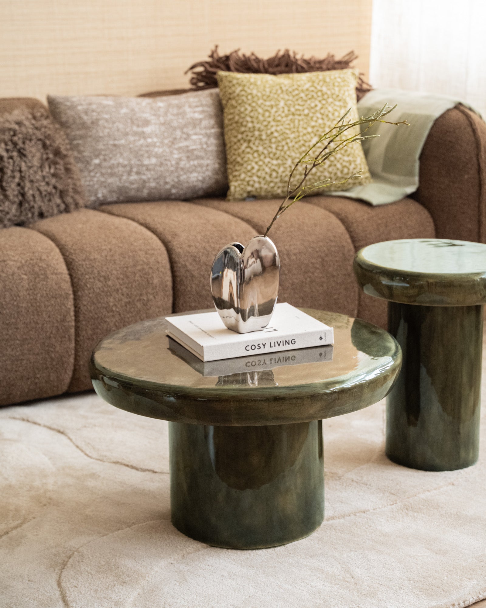 Couchtisch Muna Green 60cm