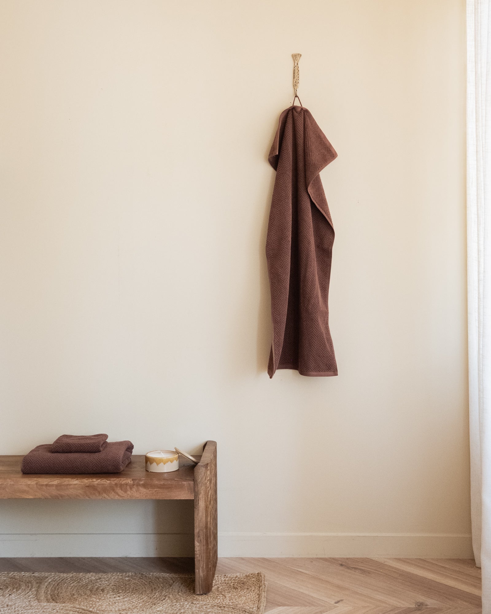 Handdoek Marro Bruin