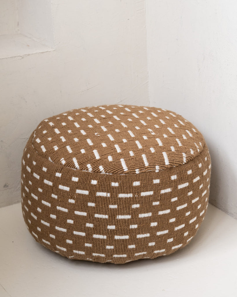 Pouf Lines Brown - Things I Like Things I Love