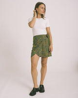 TILTIL Celine Skirt Green Flower Print
