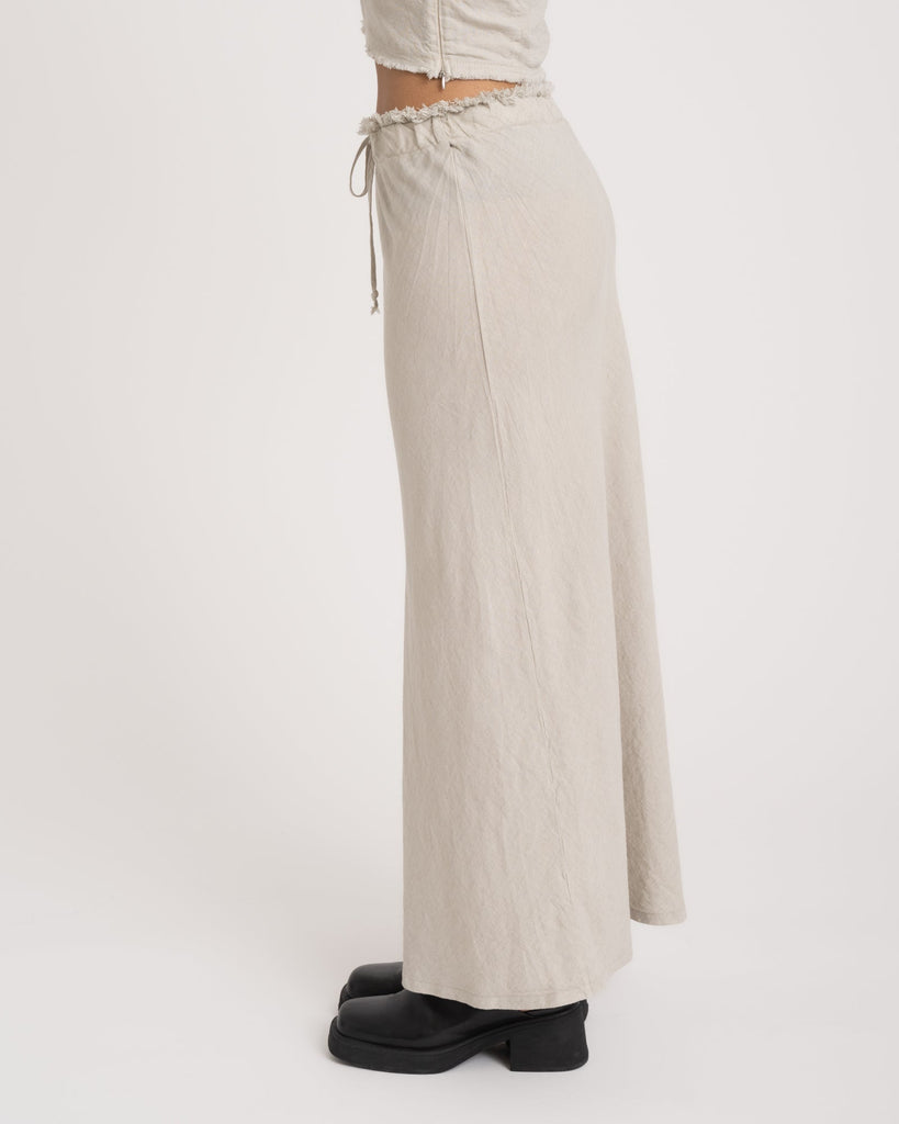 TILTIL Marlou Linen Skirt Beige - Things I Like Things I Love