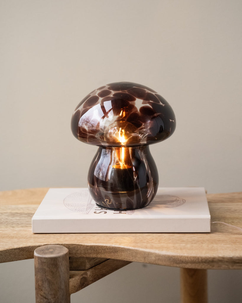 Wireless Led Lamp Mushroom Brown - Things I Like Things I Love