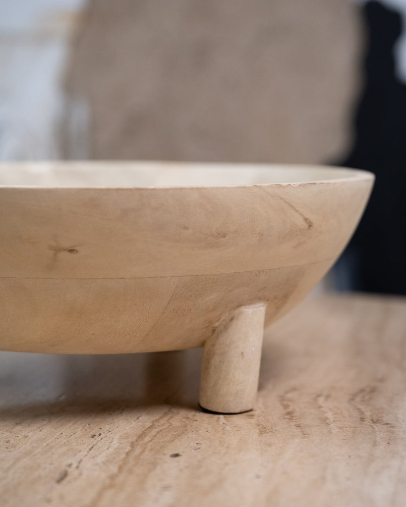 Bowl Wood Beige - Things I Like Things I Love