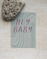 TILTIL Hey Baby Postcard + Envelope