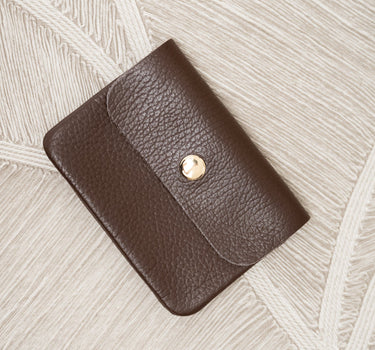 Wallet Lisa Small REAL LEATHER Bruin
