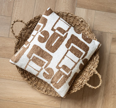 100% Veren Kussen Lyss Bruin - Things I Like Things I Love