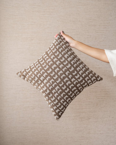 100% Veren Kussen Sontra Bruin - Things I Like Things I Love