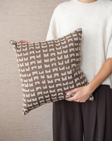 100% Veren Kussen Sontra Bruin - Things I Like Things I Love
