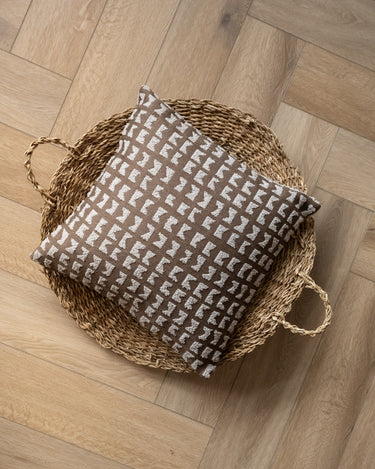 100% Veren Kussen Sontra Bruin - Things I Like Things I Love