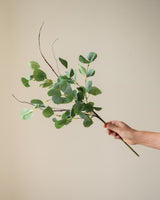 Faux Flower Eucalyptus Green