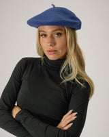 KANGOL Modelaine Baskenmütze Sternenblau