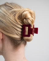 Claw Clip Milly Wine Red