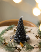 Xmas Candle Tree Spruce Gold/Black