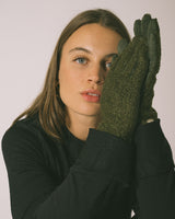 Handschuhe Teddy Army Green