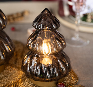 XMAS Table Lamp Tree Bronze Small