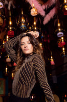 TILTIL Amilla Body Zebra Glitter Gold
