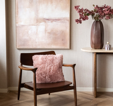 Kissenmatten, flauschig, altrosa