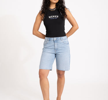 Holla Loose Shorts Light Blue Denim