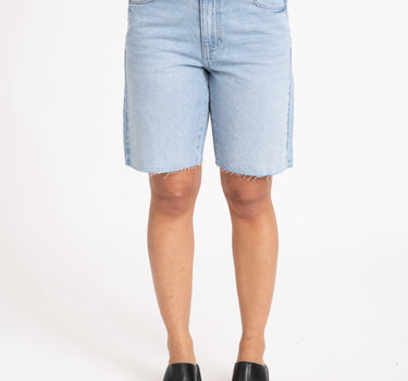Holla Loose Shorts Light Blue Denim