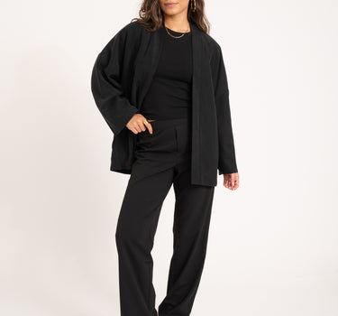 TILTIL Miya Kimono Black