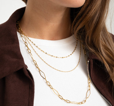 TILTIL Statement Halskette Lumi Gold