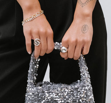 TILTIL Ember Embrace Ring Silber