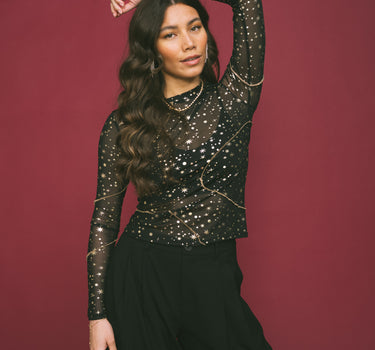 TILTIL Sora Starry Mesh Black