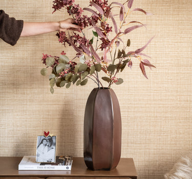 Large Deco Vase Serra Burgundy