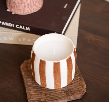 Kerze Keramik Apulien