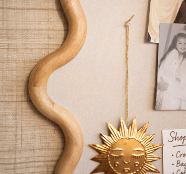 Large Wavy Pinboard Onda Wood