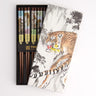 TDS Chopsticks Tiger SET OF 5 Black - Things I Like Things I Love