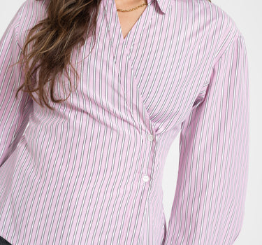 TILTIL Striped Liana Blouse Light Pink