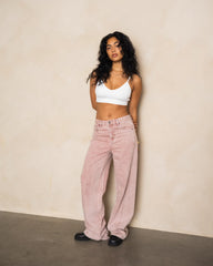TILTIL Missy HR Relaxed Seam Jeans Pink