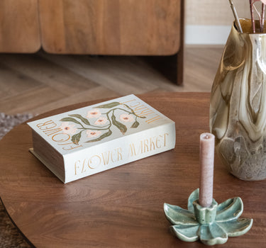 Storage Book Flower Green