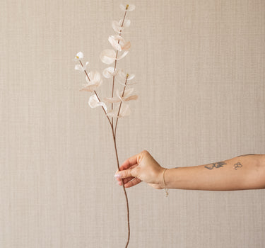 Faux Flower Eucalyptus Beige
