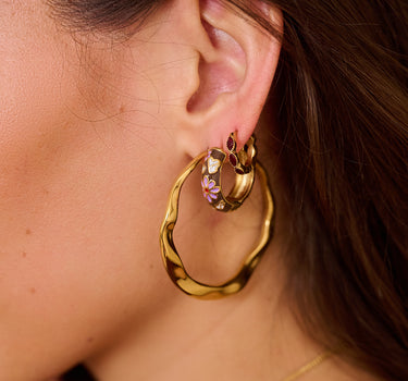 TILTL Earrings Audrey Wavy Gold