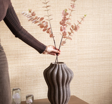 Large Deco Vase Serra Brown