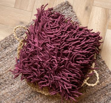 Cushion Moppy Burgundy