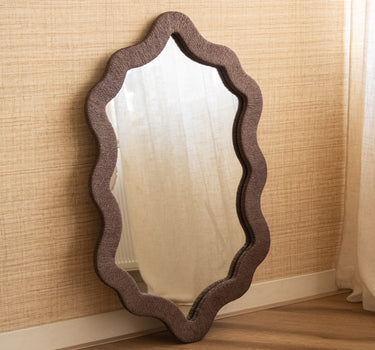 Large Mirror Ralph Wavy Brown