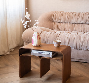 Vase Stripe Beige/Pink