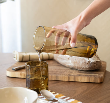 Carafe Mia Glass Amber