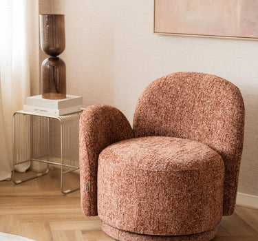 Dutchbone - Swivel Chair Ruby Mist