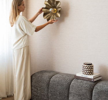 Wandleuchte Splash Antik Gold