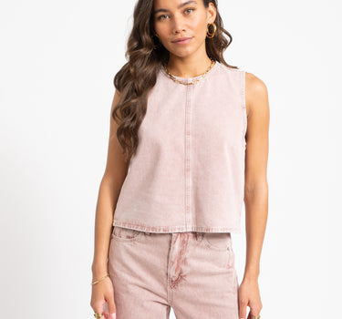 TILTIL Denim Ted Top Pink