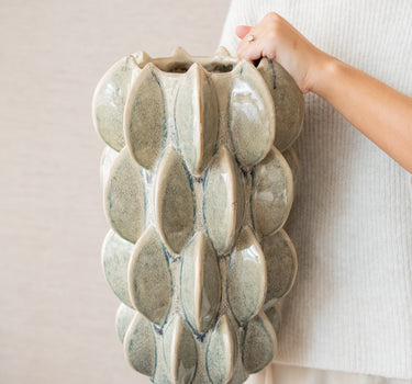 Grote Deco Vaas Disc Ceramic