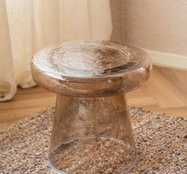 Bijzettafel Loma Glas Bruin