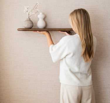 Wall Shelf Tre Wood Brown