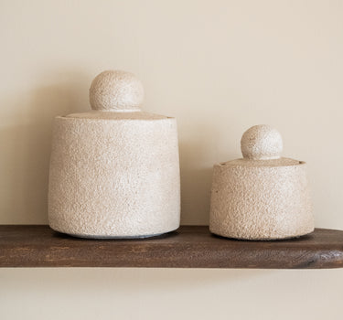 Jar Ceramic Beige